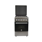 MIKA Standing Cooker, 58cm X 58cm, 4GB, Electric Oven, Half Inox - MST60PU4GHI/HC By Mika