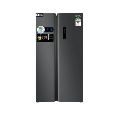SCL 520L Side-by-Side Fridge  Stainless Steel, Energy Efficient, Multi-Function Cooling, No Frost Technology, Model Number SBS520ECDS
