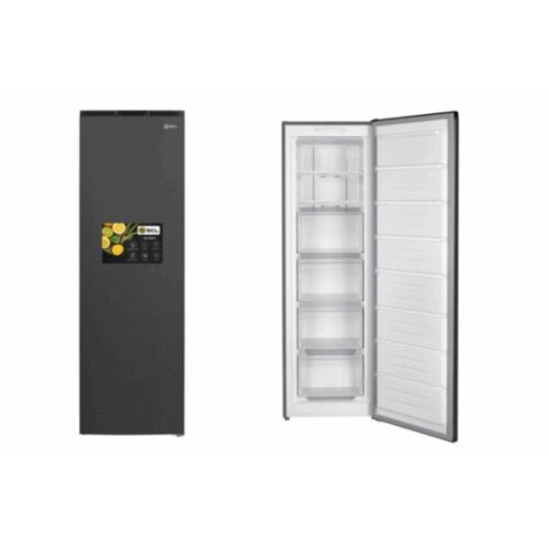 SCL 204L Upright No Frost Freezer, Pebble Grey (SCL-UFN204PG)