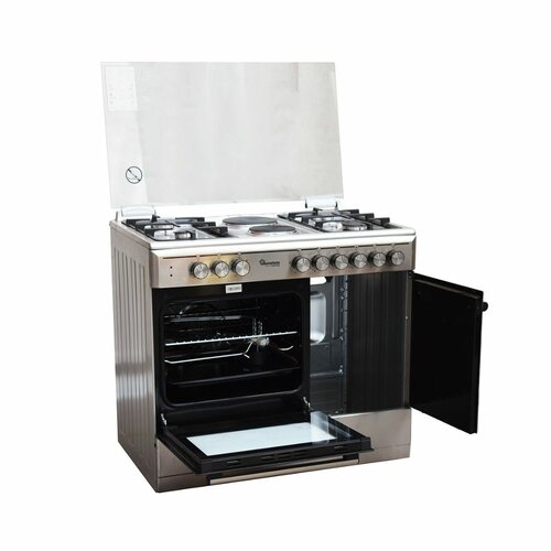 RAMTONS 4GAS + 2 ELECTRIC 90X60 INOX COOKER- RF/498