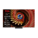 TCL 75 Inch 4K QLED Smart TV Google TV 75C8K By TCL