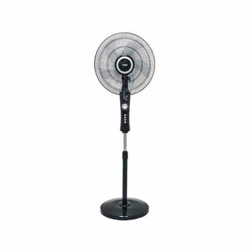 Mika 16 Inch Standing Fan Black & Silver MFS1625BS