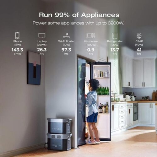 EcoFlow Delta 2 Max Extra Battery EFDELTA2Max 2048Wh
