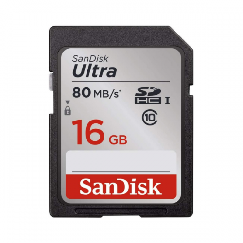 SanDisk Ultra SDHC 16GB 80MB/s Class 10 UHS-I