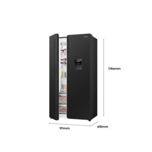 Hisense Fridge REF558DR Side By Side 541L With Water Dispenser