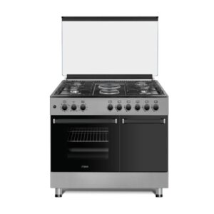 Image for MIKA 90x60cm Standing Cooker 4 Gas + 2 Hot Plates MST9042EG4SB