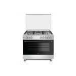 Mika 5-Burner Gas Cooker With Electric Oven White – MST905G2WEF10HI By Mika