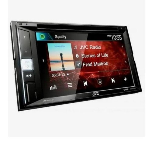 JVC KW-V250BTM Car Audio – 6.8" Touchscreen, Bluetooth, CD/DVD, USB