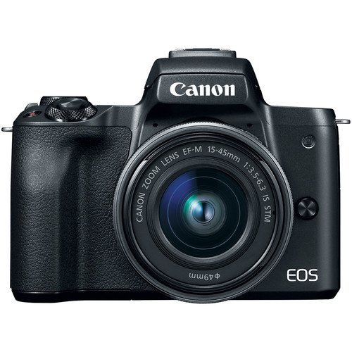 Canon EOS M50 Mirrorless Digital Camera With 15-45mm Lens (Black)