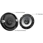 JVC CS-DR162 – 6.5” 2-Way Car Speakers, 300W Peak Power By Sony