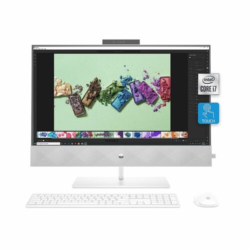 HP Pavilion 27" 27-d1008ne All In One Core I7 11th Gen 16GB RAM 2TB HDD+512GB SSD By HP