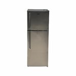MIKA MRDCD138XLB Fridge, 138L, 2 Door Top Mount Freezer, Defrost (Direct Cool), Inox Line Brush By Mika