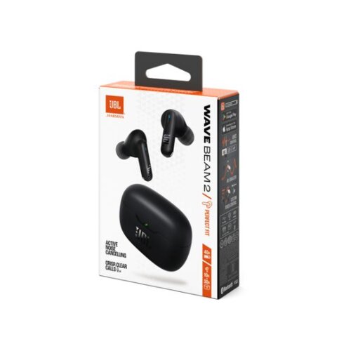 JBL Wave Beam 2 – Quality Affordable Earbuds With ANC, Pure Bass Sound, Water Resistant Buds