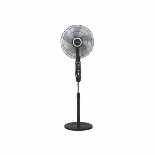 Mika 16 Inch Standing Fan Black & Silver MFS1624BS