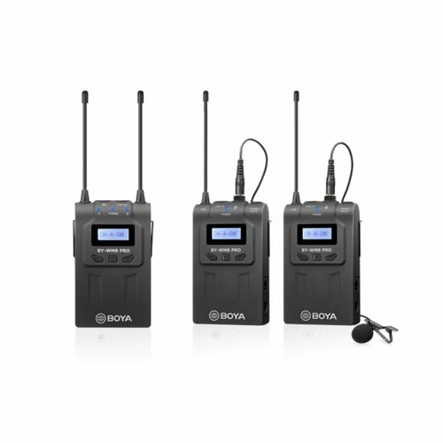 BOYA BY-WM8 Pro-K1 UHF Dual-Channel Wireless Lavalier System