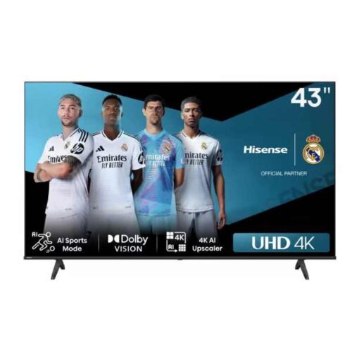 Hisense 43 Inch Smart 4k  Frameless TV 43A6KKEN  (2025) By Hisense