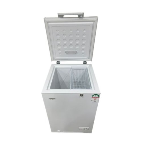 Von VAFC10DHW Chest Freezer, 98L - White