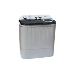 MIKA Washing Machine, Semi-Automatic Top Load, Twin Tub, 6Kg, White & Grey	 MWSTT2206 By Mika