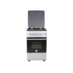 MIKA Standing Cooker, 50cm X 55cm, 4GB, Electric Oven, Silver MST55PI4GSL/HC By Mika