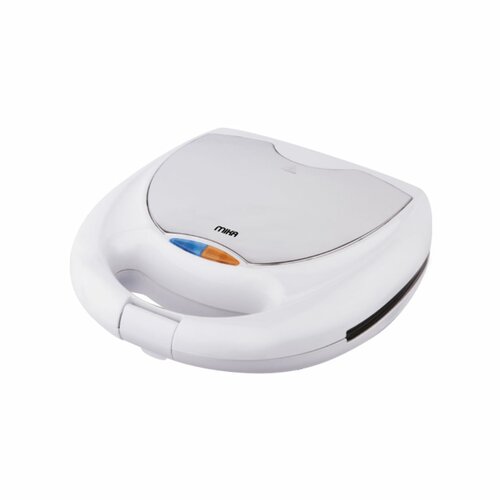 MIKA MSAN310/SSW Sandwich Maker, 2 Slice, 750W, White & SS