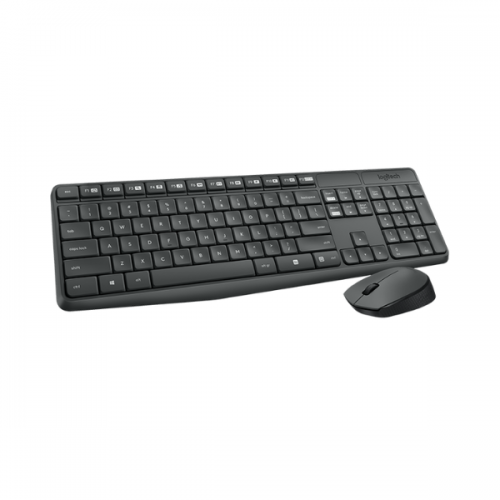 Logitech Wireless Keyboard & Mouse MK235 - English & Arabic