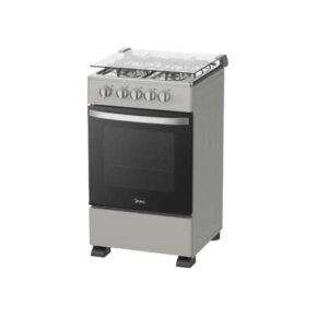 Midea 50×60 4 Gas Burner Cooker Silver 50TMG4G082-S