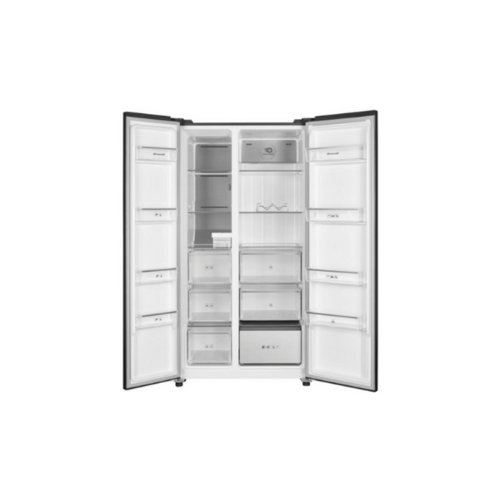 MIKA MRNF2DW595XLBV Fridge: 595L, 2 Door Side By Side, No Frost (Frost Free), INVERTER Compressor