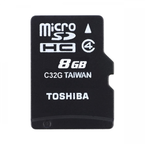 Toshiba Micro SD 8GB With Card Reader Gaming Accessories Toshiba