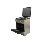 MIKA Mika Standing Cooker, 58cm X 58cm, 3 + 1, Electric Oven, Silver - MST60PI31SL/EM By Mika