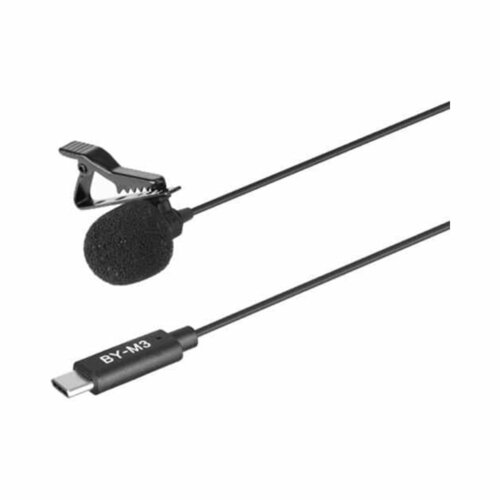 BOYA BY-M3 Digital Omnidirectional Lavalier Microphone With USB-C Cable (Android)