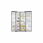 Samsung 635L Side By Side Fridge RS64R5311B4 Non‑Plumbed Dispenser By Samsung