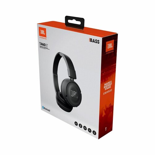 JBL T460BT Extra Bass Wireless On-Ear Headphones