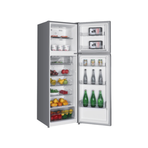 MIKA MRNF247XLB Fridge: 247L, 2 Door Top Mount Freezer, No Frost