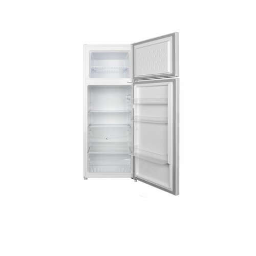 MIKA MRDCD211LSD Fridge, 211L, 2 Door Top Mount Freezer, Defrost (Direct Cool), Line Silver Dark