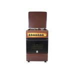 Mika Standing Cooker, 50cm X 55cm, 3 + 1, Electric Oven, Light Brown TDF MST55PI31DB/HC By Mika