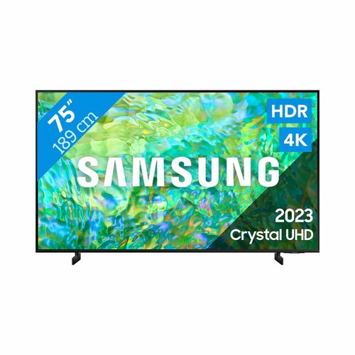 Samsung 75CU8000 75 Inch Crystal 4K UHD Smart LED TV With Built In