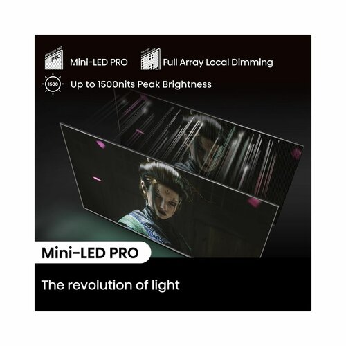 Hisense 65U7N 65 Inch Mini-LED ULED Smart 4K TV 144Hz