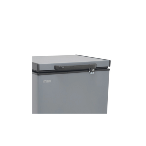 MIKA MCF95ADG Chest Freezer: 95L, Aluminum Inner, Dark Grey
