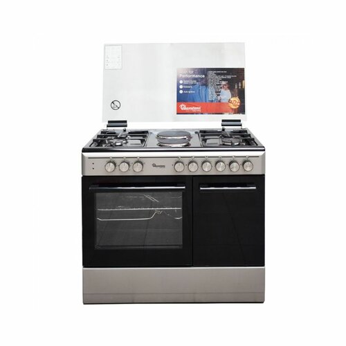 RAMTONS 4G+2E 60X90 SILVER COOKER- RF/496 By Ramtons