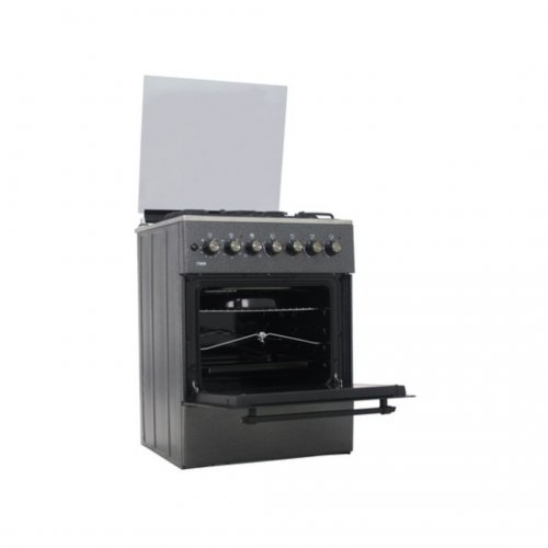 MIKA Standing Cooker, 60cm X 60cm, 3 + 1, Electric Oven, Decor Silver  MST6131DS/TR4