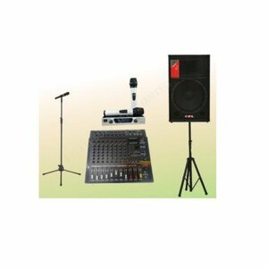 Generic COMPLETE PUBLIC ADDRESS SYSTEM POWERED MIXER photo