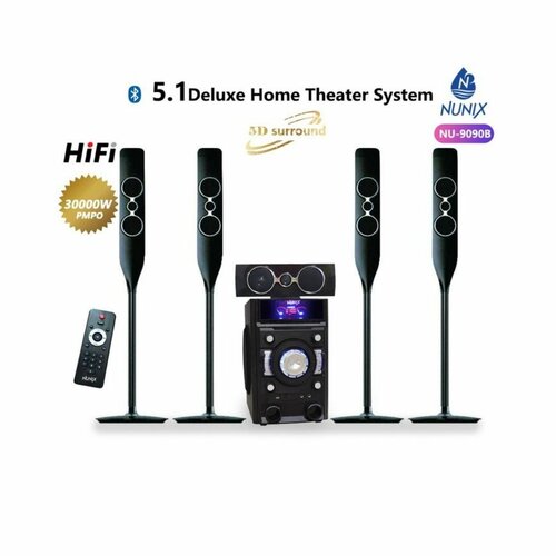Nunix NU-9090B 5.1 Deluxe Home Theatre System