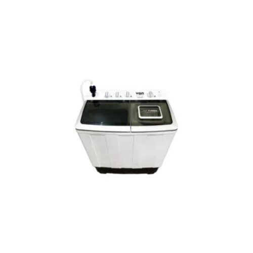 Von VWM-13AHK Twin Tub Washing Machine, White - 13KG