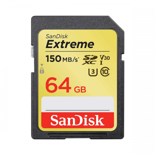 SanDisk Extreme SDHC Card 64GB Memory Card For Camera