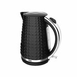 MIKA MKT1304 Kettle, 1.7L, Plastic, 360º Cordless, Black With S.S. Trim By Mika