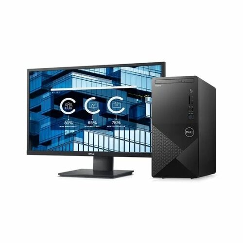 Dell Vostro 3888 Intel Core I3 10TH Gen 4GB RAM 1TB HDD 19.5 Inch Monitor
