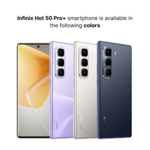 Infinix Hot 50 Pro+ (8GB + 128GB, 8GB + 256GB) , Up To 16GB Extended RAM, In-Display Fingerprint For Top Notch Security, Infinix AI By Infinix