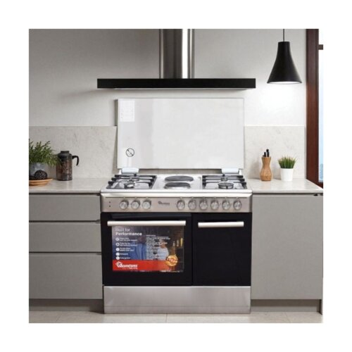 RAMTONS 4GAS + 2 ELECTRIC 90X60 INOX COOKER- RF/498