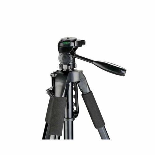 GOSMART TR682AN Portable Aluminum Professional 3-Way Pan/Tilt Head Tripod With Bag, For DSLR And Camcorder Camera, Black