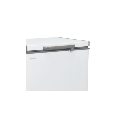 MIKA MCF141WWG Chest Freezer, 141L, White Inner, White Grey